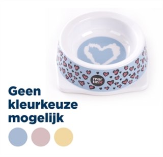 MARTIN VOERBAK KAT MELAMINE ASSORTI 13 CM 150 ML