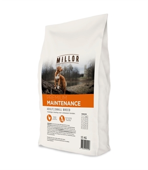 MILLOR EXTRUDED ADULT MAINTENANCE SMALL BREED 15 KG