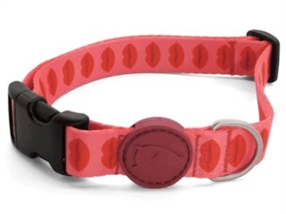 MORSO HALSBAND GERECYCLED LIPSTICK ROZE 30-42X1,5 CM