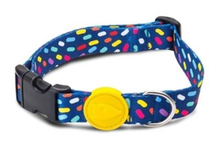 MORSO HALSBAND HOND GERECYCLED COLOR INVADERS PAARS 37-58X2,5 CM