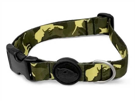 MORSO HALSBAND HOND GERECYCLED FULL METAL DOG BRUIN 30-42X1,5 CM